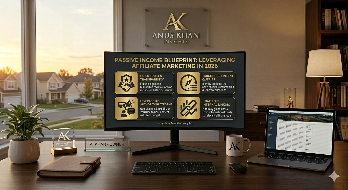 Affiliate Marketing Guide for Beginners 2026 | Anus Khan Insights