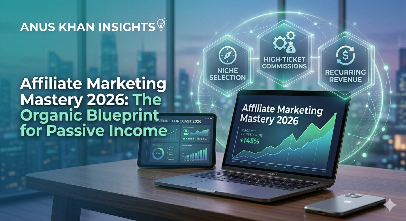 ffiliate Marketing Mastery 2026: The Organic Blueprint by Anus Khan Insights